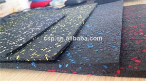 Precio barato gimnasio <span class=keywords><strong>alfombras</strong></span> de goma del rodillo, negro rollo de plástico para sala de fitness - Product Image 1