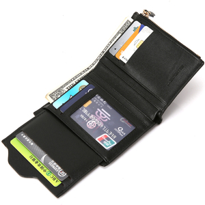 Produttore originale Bogesi Guangzhou per <span class=keywords><strong>portafogli</strong></span> <span class=keywords><strong>di</strong></span> marca, portafoglio corto in pelle da uomo Bifold <span class=keywords><strong>di</strong></span> alta qualità con cerniera - Product Image 4