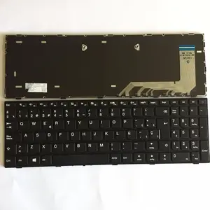 Оригинальная новая испанская черная клавиатура с рамкой для Lenovo IdeaPad 110-15ISK