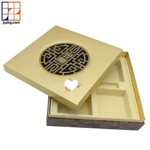 중추절 호텔 Mooncake 선물 상자 뚜껑 중국 2018 Jinzheng 포장 OEM 판지 재활용 CN;GUA