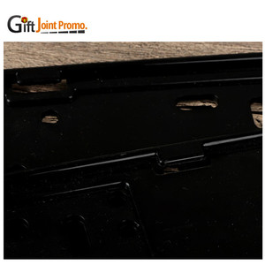 Europeo Nero Auto Auto In <span class=keywords><strong>Metallo</strong></span> del Supporto License Plate Frame - Product Image 5