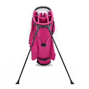 Bolsa de golf con logotipo personalizado con patas, bolsa dominical, bolsa ligera con soporte para golf, divisores de longitud completa, correas dobles ajustables, diseño elegante - Product Image 4