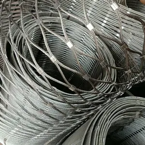 stainless steel rope wire mesh/zoo fence/animal enclosure