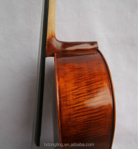 Qualitied cello con tapa <span class=keywords><strong>de</strong></span> arce flameado mate TL013 - Product Image 5