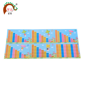 Đầy màu sắc Bằng Gỗ Từ Học Tập Thanh Cho Giáo Dục Math Đồ Chơi - Product Image 5