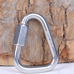 Mousqueton XINDA en acier inoxydable à usage intensif <span class=keywords><strong>Maillon</strong></span> <span class=keywords><strong>Rapide</strong></span> à maillons rapides pour l'escalade et le travail en hauteur Conception Delta accessible - Product Image 6