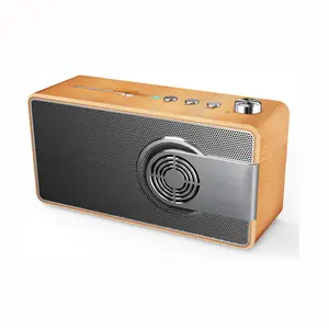 Altavoz inalámbrico MP3 con tarjeta TF, Radio FM, Retro, portátil