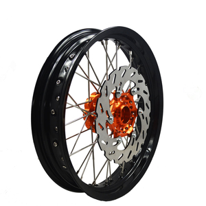 Jeruji Performa Tinggi Roda Sepeda Motor Putih Tubeless 17"