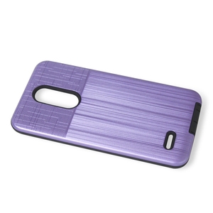 <span class=keywords><strong>2</strong></span> en 1 paño cepillado textura a prueba de golpes cubierta de teléfono duro para lg k10 2018 caso - Product Image 3