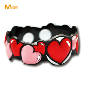 Pulsera de PVC suave de diseño 2D - Product Image 6