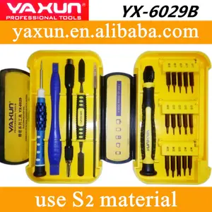 2015 새로운 Yaxun YX6029B 휴대 정밀 드라이버 세트 수리 도구 키트 아이폰 태블릿, 랩톱 삼성 블랙 베리 iPad