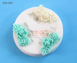 3d Silicone Bánh Trang Trí Khuôn Hoa, Công Cụ Trang Trí Bánh Fondant, Hoa Ăn Được Trang Trí Bánh