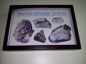 Gelsonlab HSGM-026教育鉱物および岩石コレクション標本セット20PCS地理レッスン用 - Product Image 2