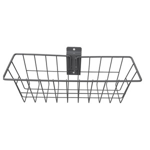 Small Metal Mesh Wire <strong>Basket</strong> Organizer Slat <strong>Wall</strong> <strong>Storage</strong> <strong>Basket</strong> - Product Image 1