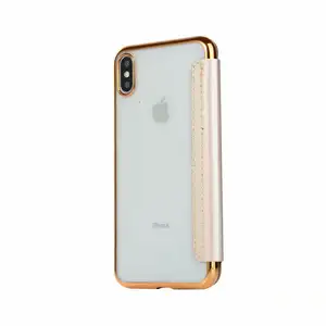 Wallet Book Style PU Leather Phone Case For iPhone X XR XS Max 5 5S SE 6 6S 7 8 Plus Transparent Clear Back Cover Shell