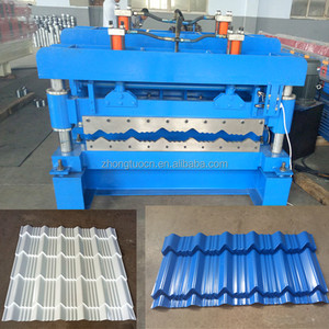 <span class=keywords><strong>Abc</strong></span> rouleau de tuiles vernissées formant la machine, Hydraulique toit vitré machine - Product Image 6
