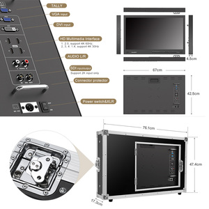 Moniteur vidéo professionnel <span class=keywords><strong>4K</strong></span> Lilliput BM280-<span class=keywords><strong>4K</strong></span> de <span class=keywords><strong>28</strong></span> <span class=keywords><strong>pouces</strong></span> pour ordinateur de bureau, pour la production de films/caméras et le streaming 3G-SDI/HDMI - Product Image 4