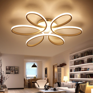 Lustre Plafonniers <span class=keywords><strong>LED</strong></span> Lampe Pour Salon Chambre Étude Chambre Déco Maison AC85-265V Moderne Blanc Plafonnier monté en surface - Product Image 3