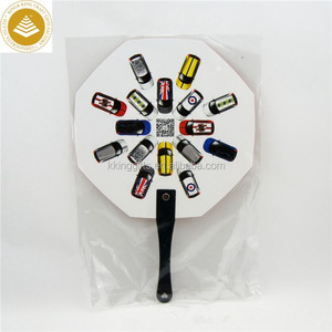 Mini abanicos de plástico PP/PVC para recuerdo, diseños personalizados, regalo promocional - Product Image 6