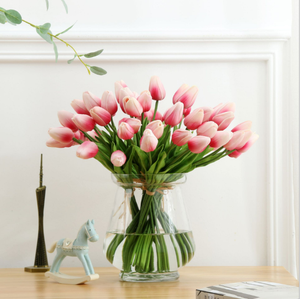 Real Touch <span class=keywords><strong>artificiali</strong></span> tulipano <span class=keywords><strong>fiori</strong></span> per la casa e la decorazione di nozze materiale per la laurea di natale di Halloween nuovo anno e pasqua - Product Image 5