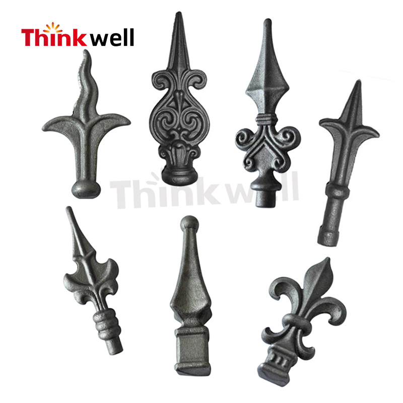 Кованые стальные направляющие для забора из кованого железа