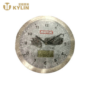 Fashional <span class=keywords><strong>Design</strong></span> Pas Cher Prix En Aluminium Numérique <span class=keywords><strong>Horloge</strong></span> Murale - Product Image 1
