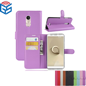 Capa flip de couro para alcatel, capa para carteira alcatel 3c 5026a 5026d, venda quente