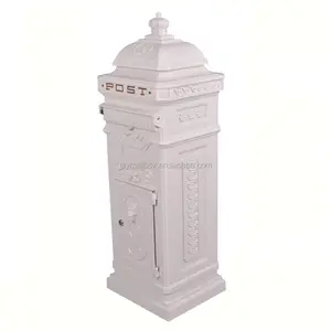 Harga Grosir Vintage Kotak Surat Berdiri Bebas Kotak Surat Cast Aluminium Mailbox