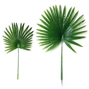 V-3163 Prix Pas Cher Kwai Feuille Ronde Feuilles De <span class=keywords><strong>Palmier</strong></span> Artificielles Pour La Décoration - Product Image 6