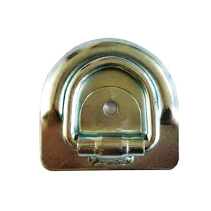 Steel Trailer Van Cargo Truck Recessed Hardware Lashing D Ring Forged