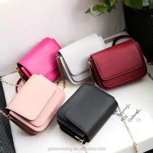 Hot selling ladies shouder bag vintage pu leather cheap messenger bags for women