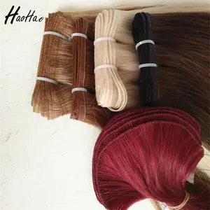 Hair Bundles Hot Sell Remy Hair Extensions Weft 100% Human Hair Bundles Virgin Flat Weft Hair Extensions