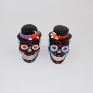 <span class=keywords><strong>Ceramica</strong></span> ognissanti cranio sale e pepe shaker - Product Image 3