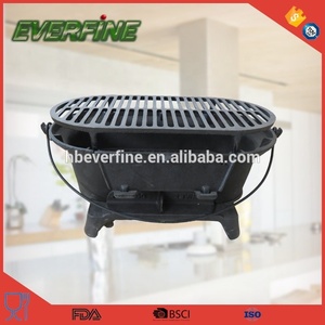 <span class=keywords><strong>Barbecue</strong></span> Hibachi en <span class=keywords><strong>fonte</strong></span> de haute qualité pour les fêtes en plein air, la cuisson en intérieur, les voyages, les vacances - Combustible bois, charbon de bois, granulés de charbon de bois - Product Image 4