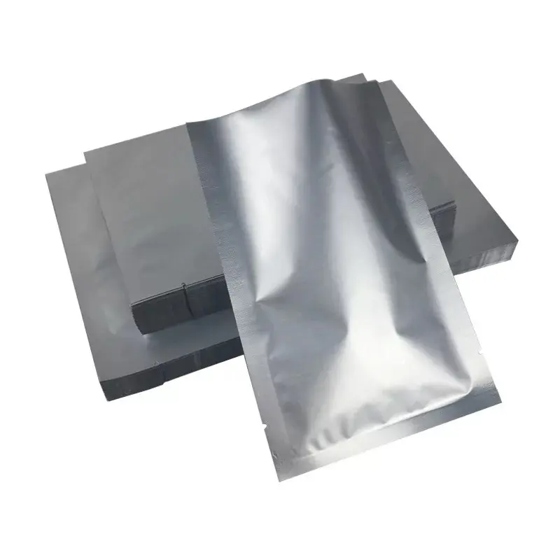 Kantong Segel Vakum Foil Aluminium 22*30, Kantong Plastik Kemasan Vakum untuk Teh Kopi, Nasi, dan Makanan Disesuaikan