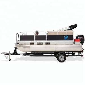 Bote Pontón de Aluminio Pequeño de 20 pies (5.5 m) para <span class=keywords><strong>8</strong></span> Personas, Diseño Americano - Product Image 2