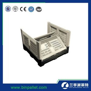 1200*1000*810 ağır haddeleme katlanabilir konteyner depolama paleti toplu kasalar plastik - Product Image 5