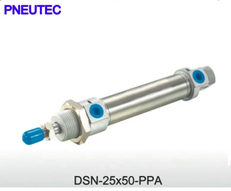 PNEUTEC ISO6432 Standart DSNU delik 12mm paslanmaz çelik mini Aktüatör küçük Sıkıştırılmış pnömatik hava Silindir