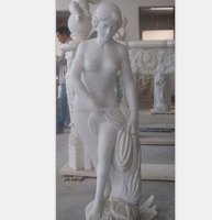 URE-estatua de mármol para niña, estatua hecha a mano de calidad, saxy