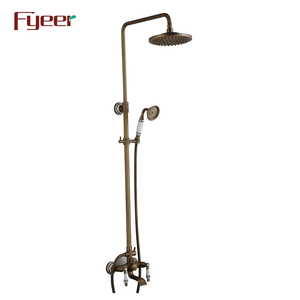 Fyeer Exposed <strong>Shower</strong> Bathroom Antique <strong>Bath</strong> <strong>Shower</strong> <strong>Set</strong> - Product Image 1