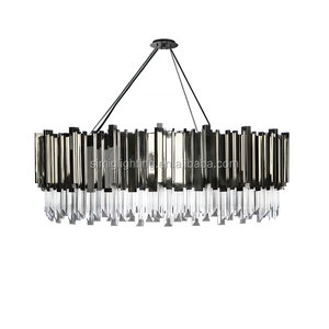 2017 HOT SELL SEPT. dorado gran Imperio de lujo araña de cristal moderna lámpara proyecto de dubai para el vestíbulo del <span class=keywords><strong>hotel</strong></span> - Product Image 5
