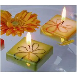 Velas decorativas flutuantes de flor