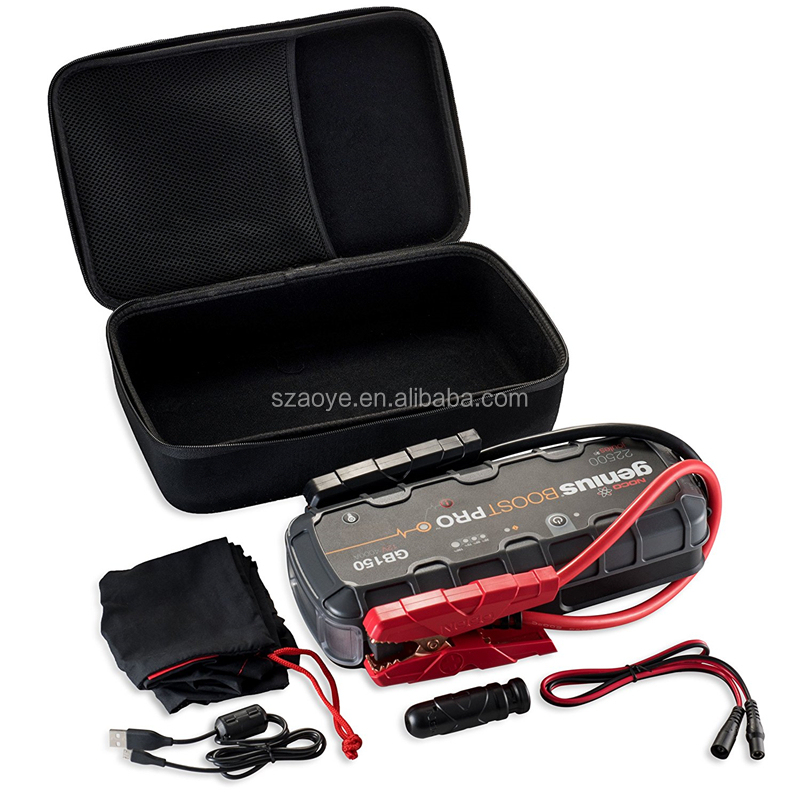 UltraSafe <strong>Lithium</strong> <strong>Jump</strong> <strong>Starter</strong> Boost Pro GB150 4000 Amp <strong>12V</strong> with Hard EVA Case Zipper Closure Protective Storage Bag