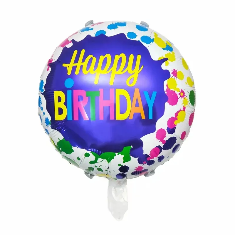 Ballons à hélium colorés en aluminium, 12 pièces, 18 pouces, pour décoration de fête, à Membrane, en aluminium