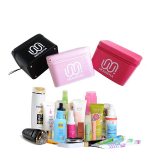 Gran Capacidad profesional Negro Maquillaje Belleza Bolsa de Cosméticos de PVC Transparente Para Layies - Product Image 6