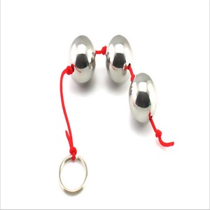 Анальная пробка высшего качества из нержавеющей стали для стимуляции G-точки, Металлические анальные шарики, анальная пробка - Product Image 3