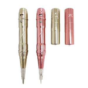 Máquina de Tatuaje Inalámbrica Digital <span class=keywords><strong>Rotativa</strong></span> BL de 4.2V con <span class=keywords><strong>Agujas</strong></span> de Cartucho, Color Oro Rosa/Champán, <span class=keywords><strong>para</strong></span> Maquillaje Permanente y Microblading - Product Image 1