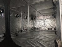 Serre de culture hydroponique d'intérieur en Mylar, grande boîte de culture hydroponique, m