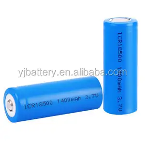 סוללת ליתיום יון סוללה מחזור עמוק 3.7 v 18650 1400 mah עם נטענת li על סוללה לאופניים חשמליים, ups