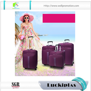 Ligero de nylon suave 4 unids spinner luggage set/maleta de rodillos - Product Image 1